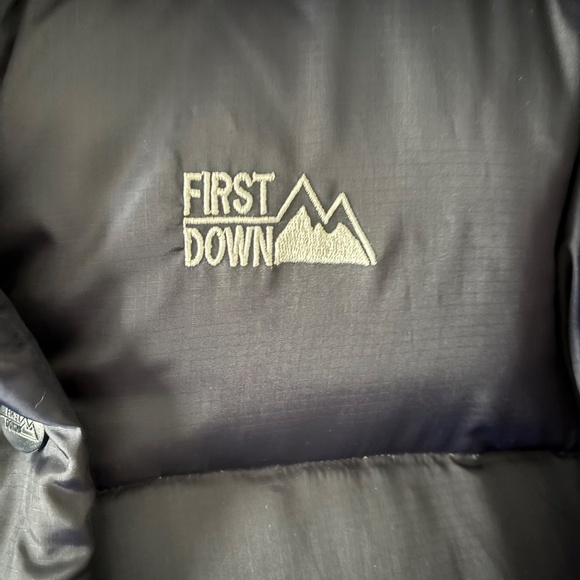 First Down Jacket Sz Small Winter Fall Snow - Picture 3 of 11